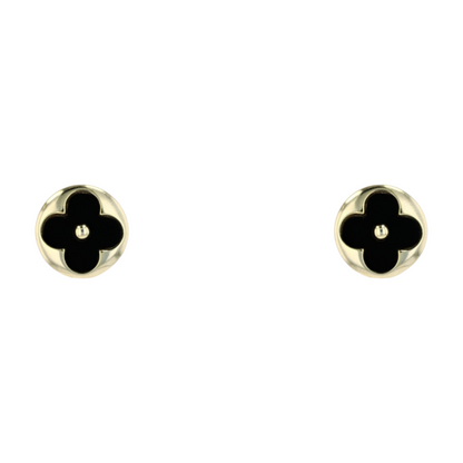 Sterling Silver Onyx Stud Earrings