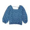 Blue Plus Size Blouse
