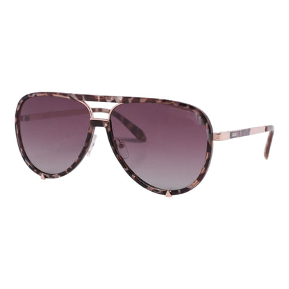 Brown High Profile Aviator Sunglasses