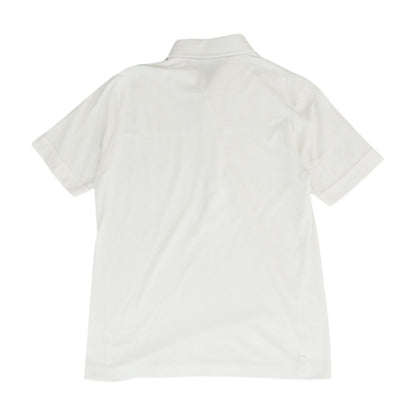 White Polo Knit Top