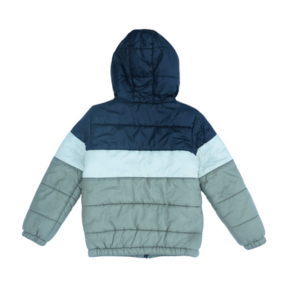 Tan Color Block Jacket