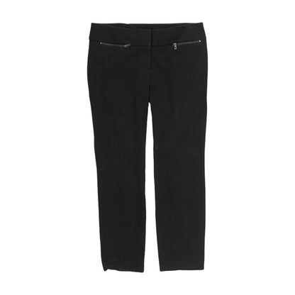 Black Solid Pants