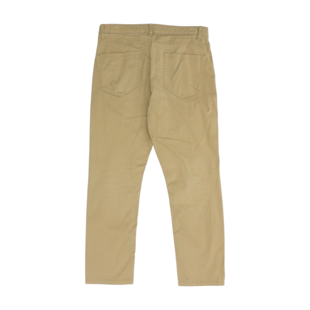 Khaki Straight Pants