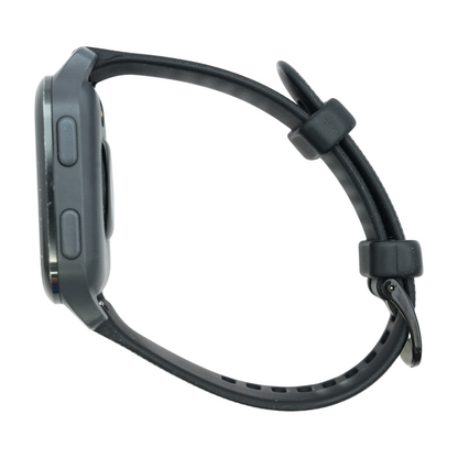 40mm Venu Sq 2 Gray Smartwatch Black Band Small