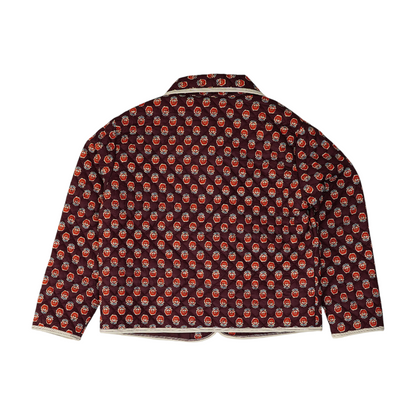 Burgundy Floral Jacket