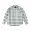 Gray Plaid Flannel Button Down
