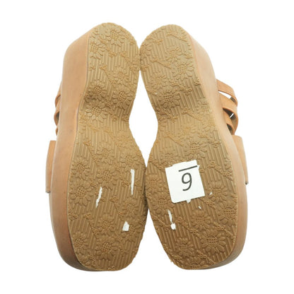 Brown Wedged Sandals