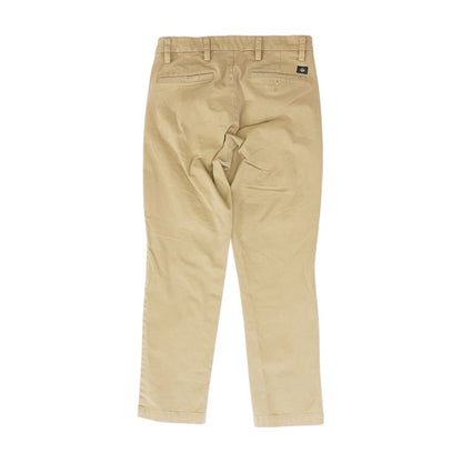 Tan Solid Khaki Pants