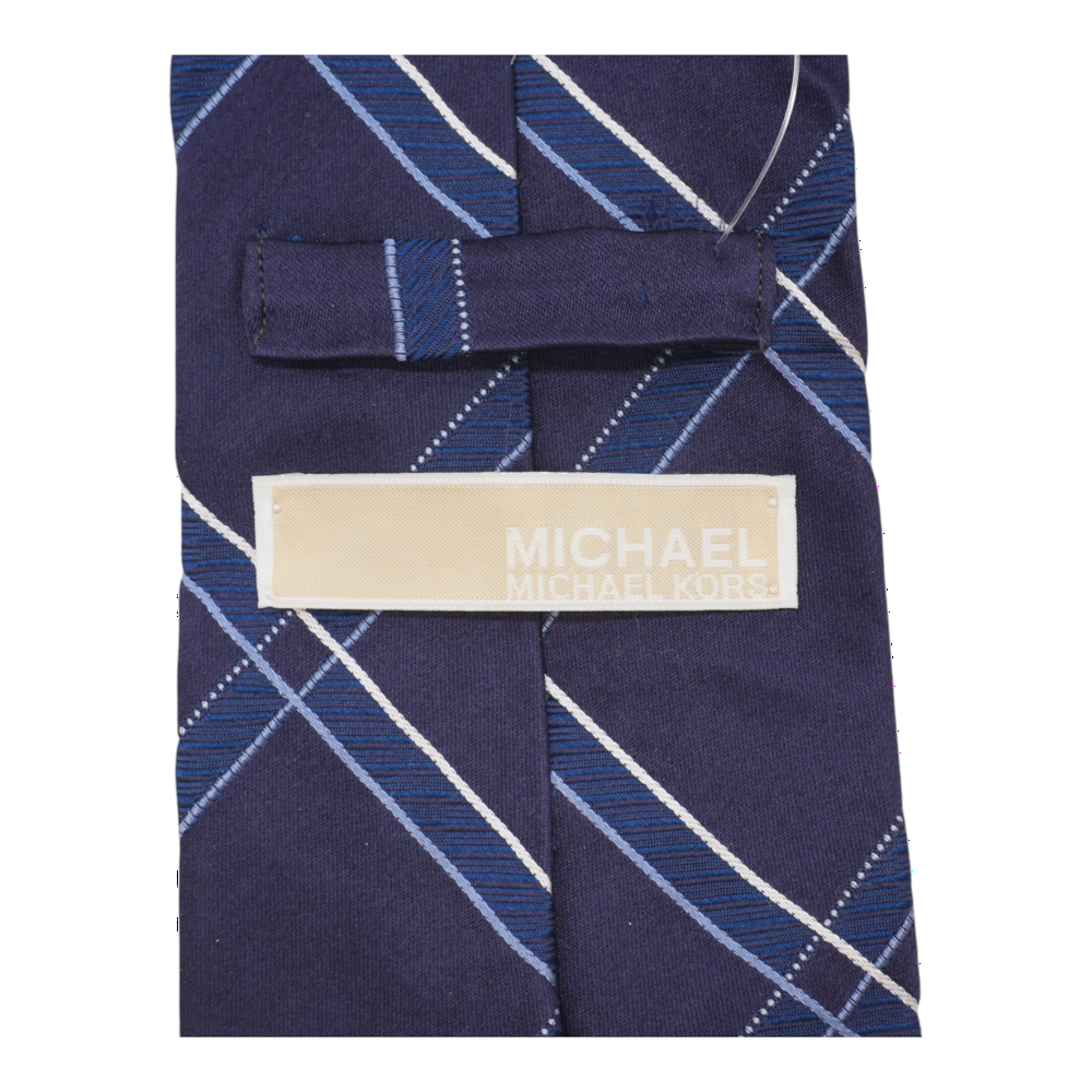 Navy Plaid Neck Tie