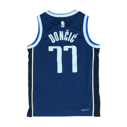 Boys' Navy Dallas Mavericks Sleeveless Jersey