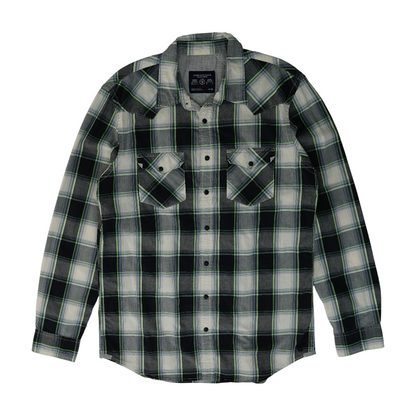 Multi Tall Plaid Long Sleeve Button Down