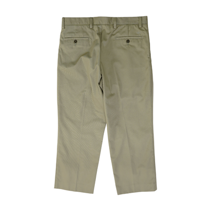 Khaki Straight Pants