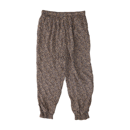 Navy Floral Regular Pants