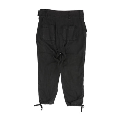 Black Solid High Rise Jeans