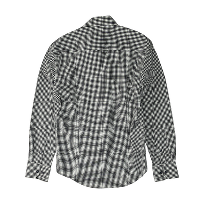 Black Check Long Sleeve Button Down