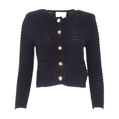 Black Cardigan Sweater