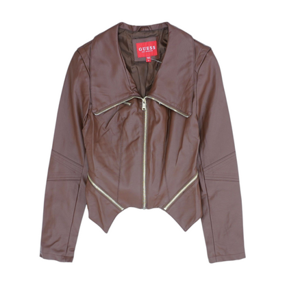Brown Solid Jacket