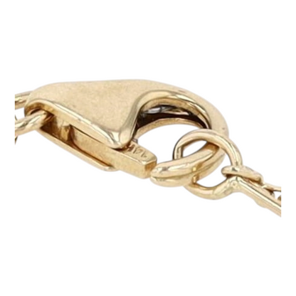 1/10 ctw 14K Yellow Gold Diamond Chain Bracelet