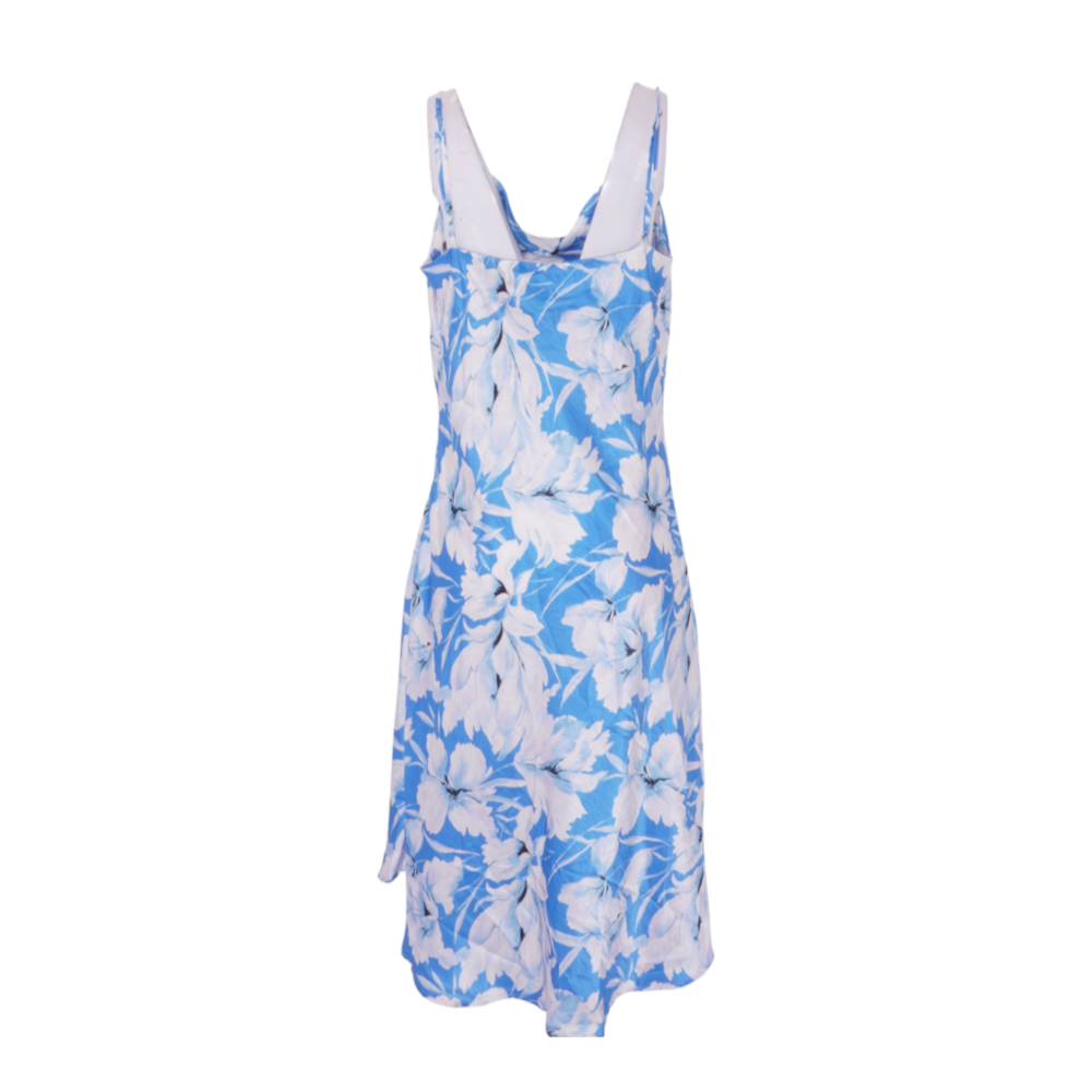 Blue Floral Maxi Dress