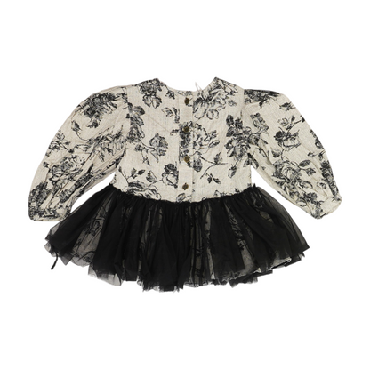 Beige Floral Blouse
