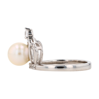Sterling Silver Freshwater Pearl Fashion Ring