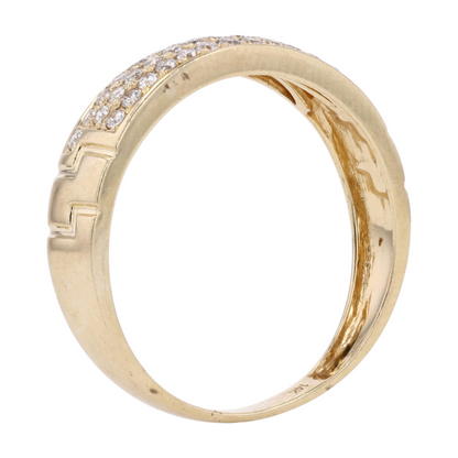 1/10 ctw 14K Yellow Gold Diamond Band Ring
