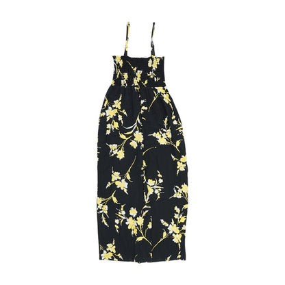 Black Floral Jumpsuit