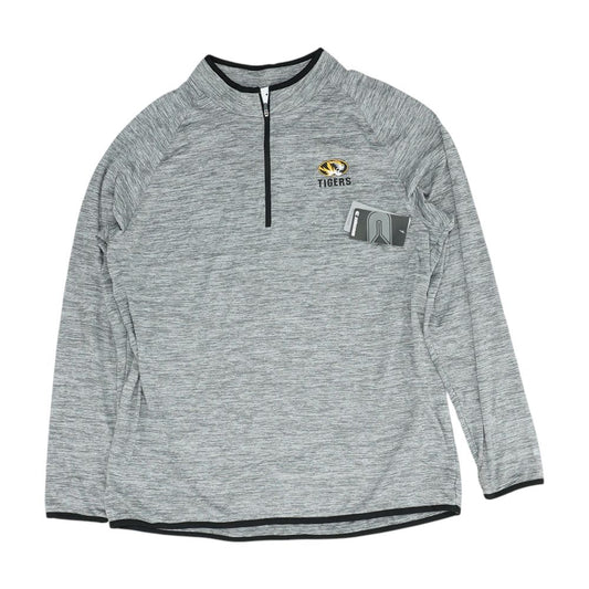 Gray 1/4 Zip Pullover