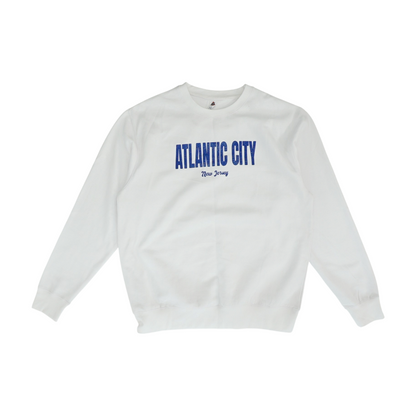 White Graphic Sweatshirt Pullover