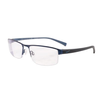 Navy NIKE 8097 Rectangle Prescription Eyewear