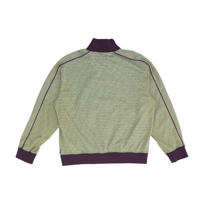 Green Abstract Active Jacket