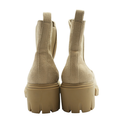 Beige Ankle Boots