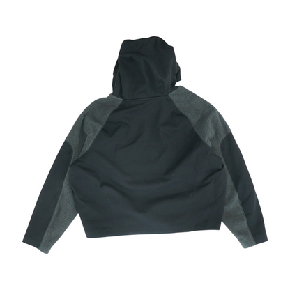 Black Solid Hoodie Pullover