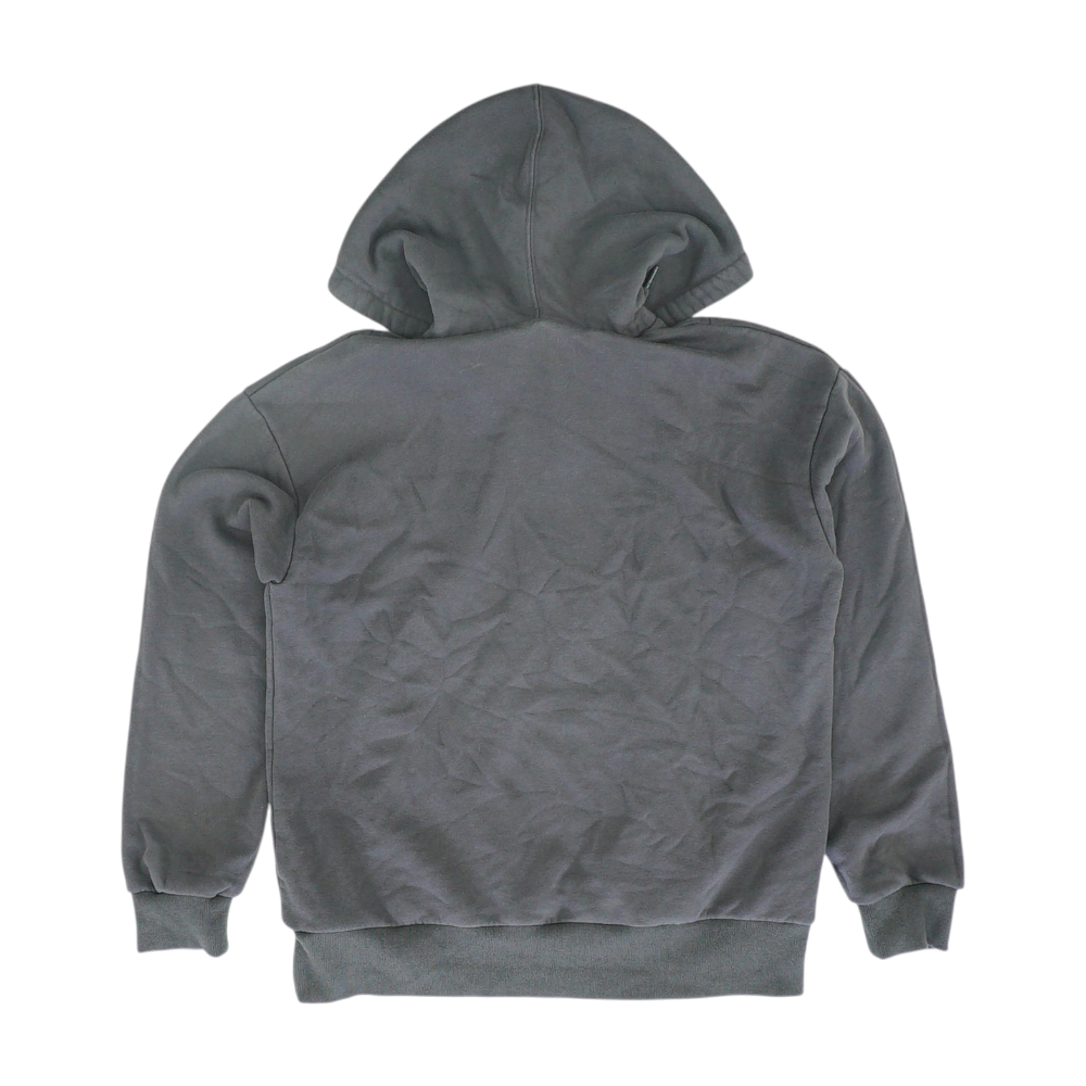 Gray Solid 1/4 Zip Pullover