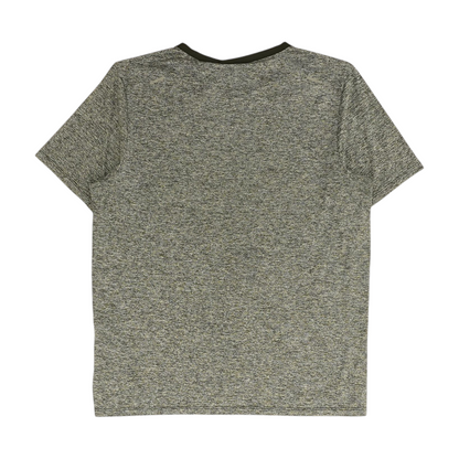 Gray Abstract Active T-Shirt