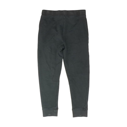 Black Solid Joggers Pants