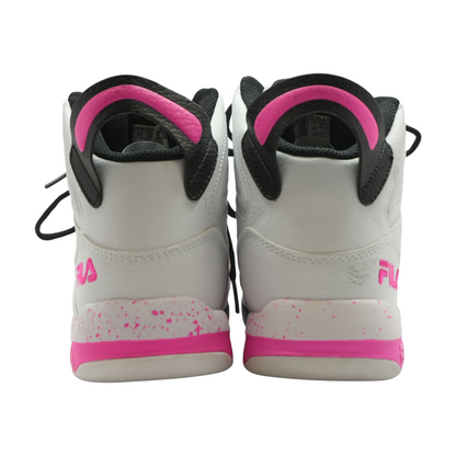 White Mid-Top Athletic Shoes