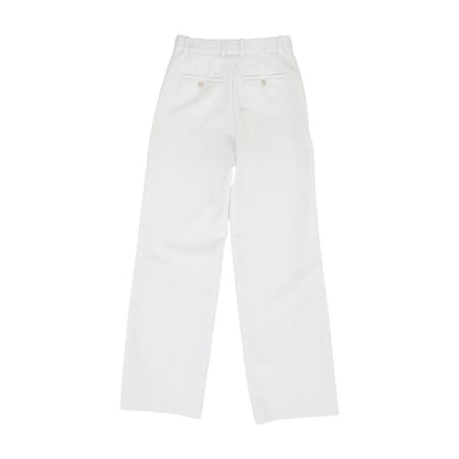 White Dress Regular Pants