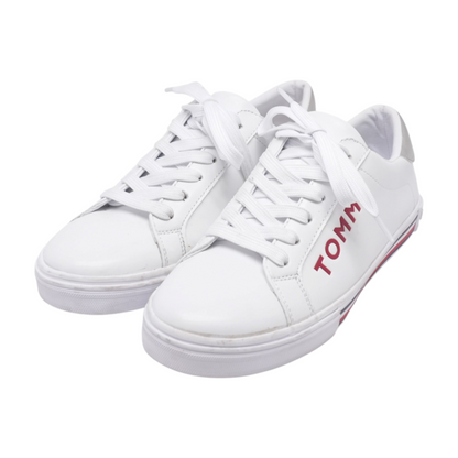 White Mid-Top Casual Shoes
