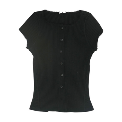 Black Button Down