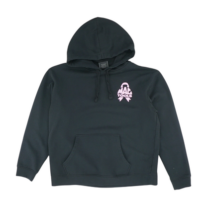 Black Solid Hoodie Pullover