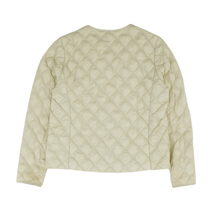 Beige Solid Jacket