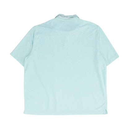 Green Solid Short Sleeve Polo
