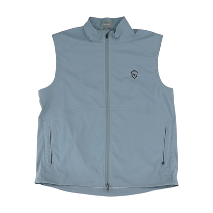 Gray Solid Casual Vest