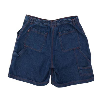 Navy Denim Shorts
