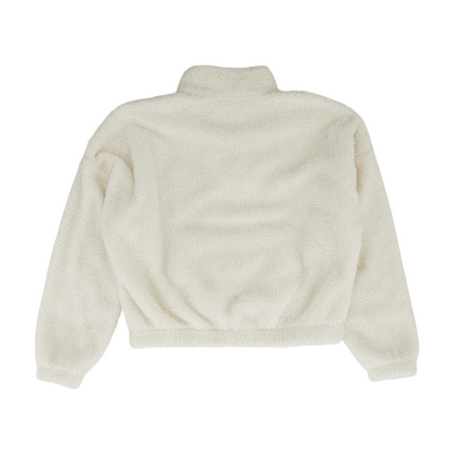 White 1/4 Zip Pullover