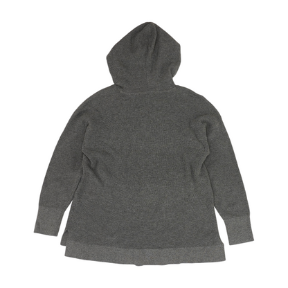 Gray Plus Solid Hoodie Pullover