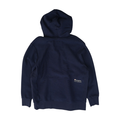 Navy Solid Hoodie Pullover