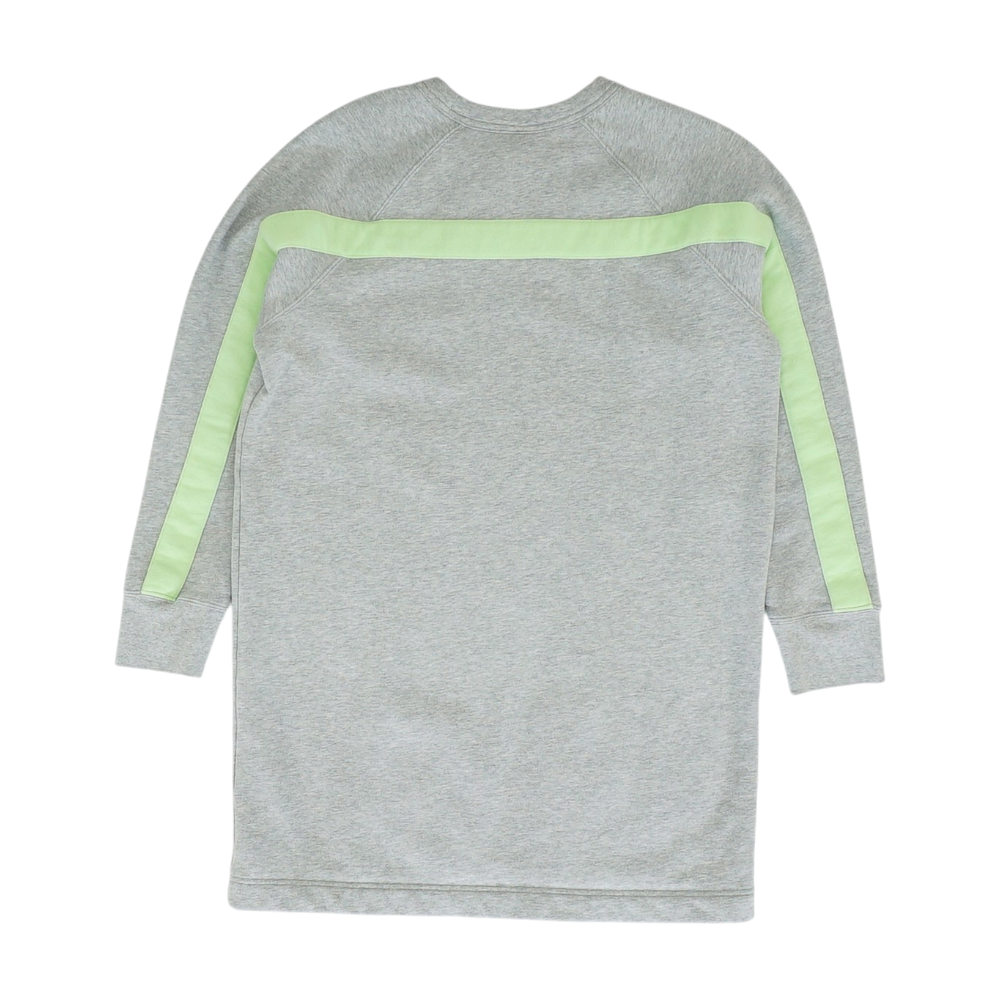 Gray Solid Sweatshirt Pullover