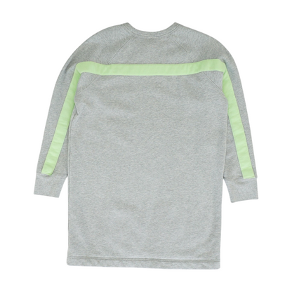 Gray Solid Sweatshirt Pullover